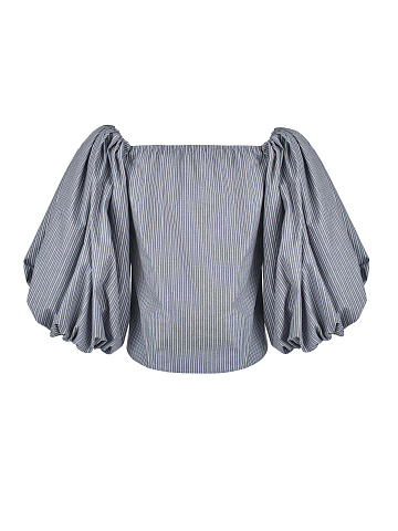 Серый хлопковый топ, 2