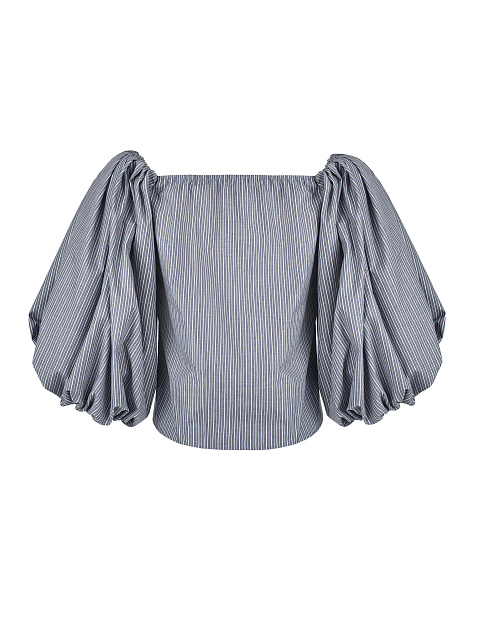 Серый хлопковый топ, 2