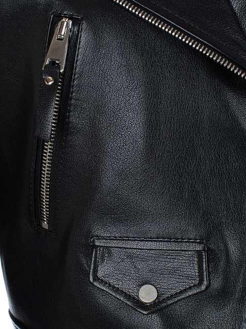 Черная косуха из натуральной кожи, 4 Черная косуха из натуральной кожи, 4