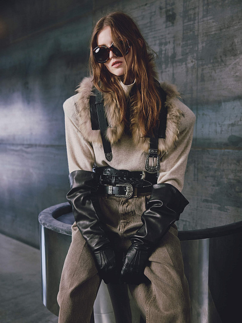 Черный кожаный ремень, 2