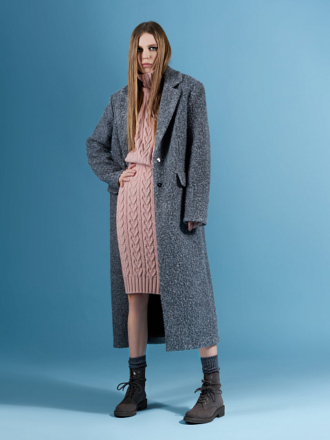 Розовая вязаная юбка-миди из шерсти, 4 Розовая вязаная юбка-миди из шерсти, 4