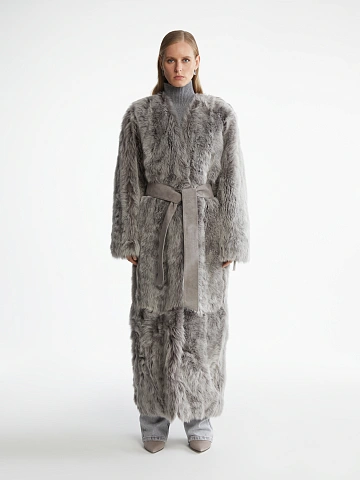 Длинная шуба из меха тосканы, 2