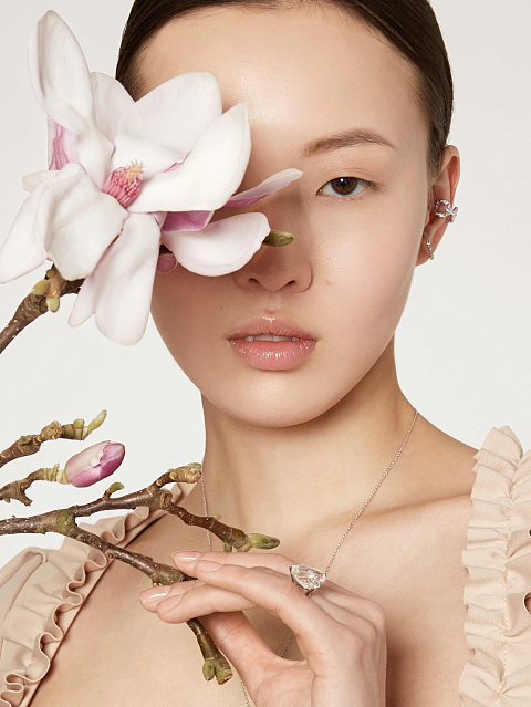 Кафф из белого золота с бриллиантами, 4 Кафф из белого золота с бриллиантами, 4