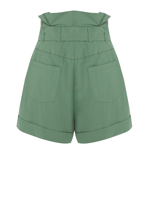 Зеленые хлопковые шорты, 3