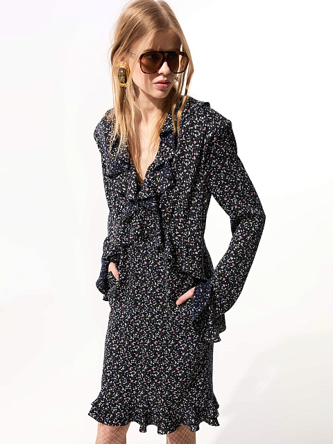 Платье-миди из вискозы, 2