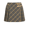 Юбка-мини в серо-бежевую клетку Юбка-мини в серо-бежевую клетку