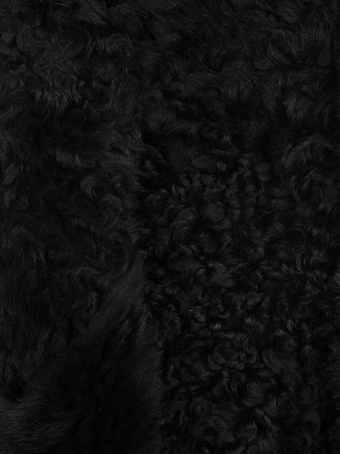 Черный жилет из овчины, 5