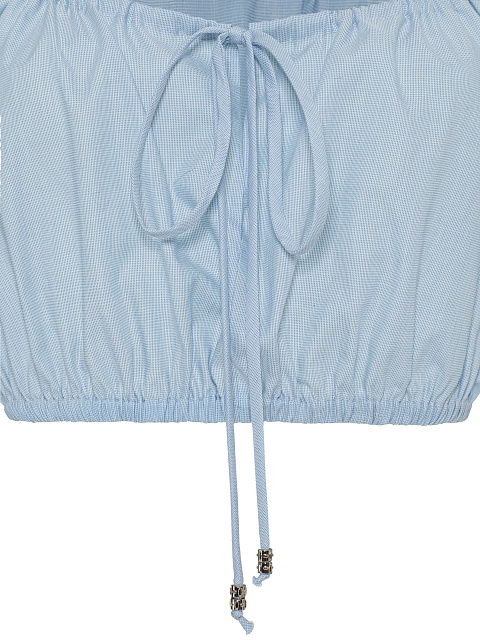 Голубой хлопковый топ, 3