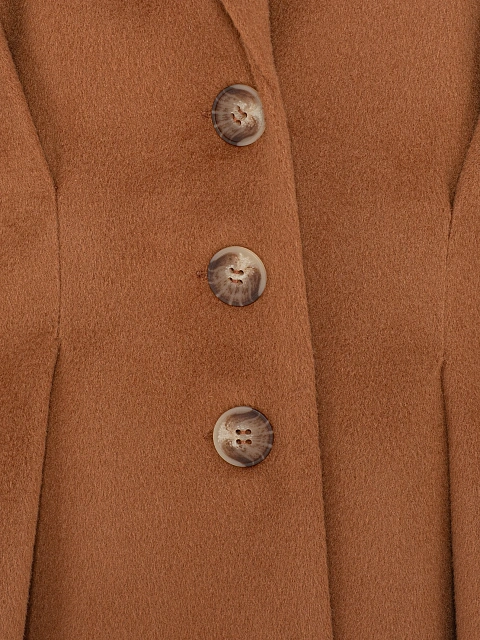 Коричневый шерстяной жакет, 3