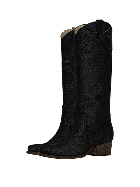 Казаки из темно-серого денима, 1