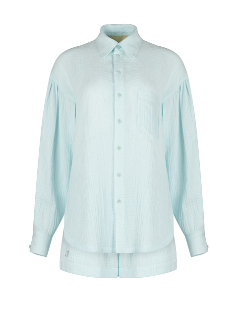 Голубой костюм из муслина, 1 Голубой костюм из муслина, 1