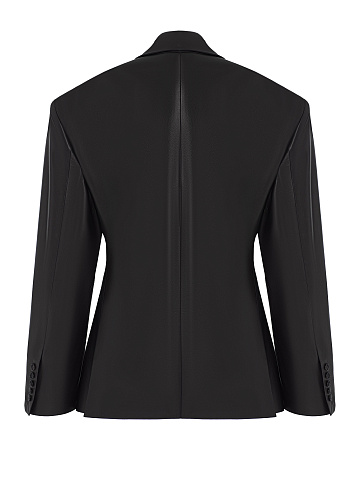 Черный жакет из кожи, 2