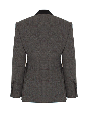 Серый жакет в клетку, 2