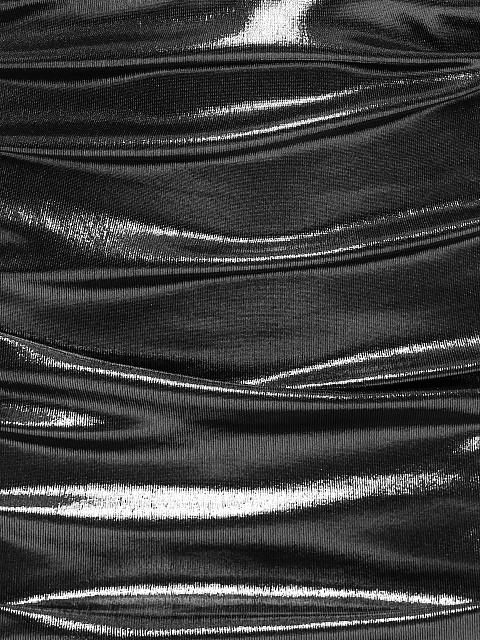 Серое платье-мини из трикотажа с металлическим блеском, 4