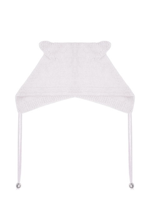 Сиреневая шапка с ушками из ангоры, 1 Сиреневая шапка с ушками из ангоры, 1