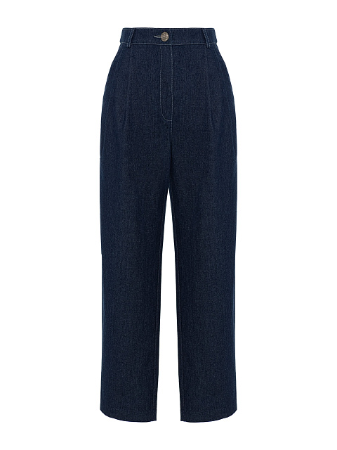 Синий костюм из денима, 3