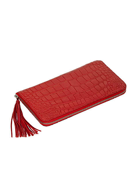 Красный кошелек из кожи крокодила, 3
