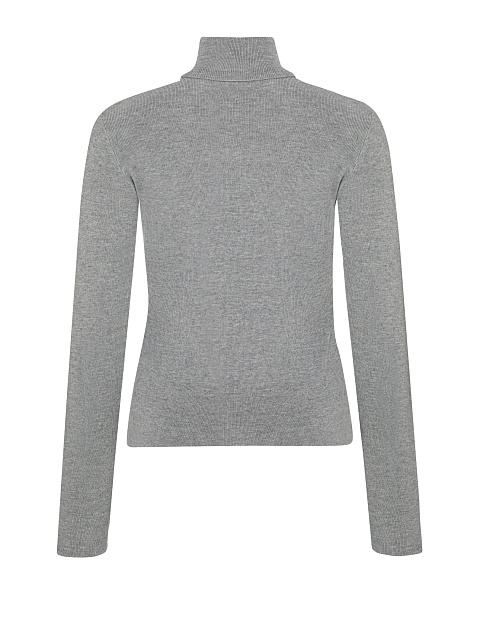 Серая водолазка из кашемира и шелка, 2