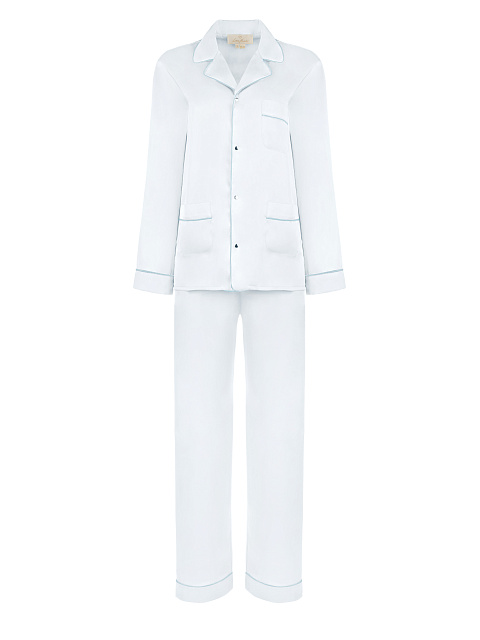 Белая шелковая пижама, 1 Белая шелковая пижама, 1