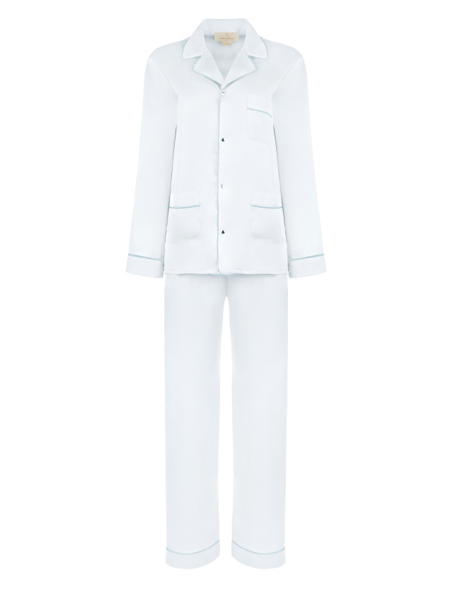 Белая шелковая пижама, 1