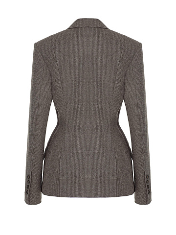 Жакет из шерсти в полоску, 2