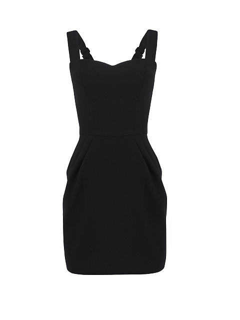 Черный костюм-двойка с нашивкой, 2