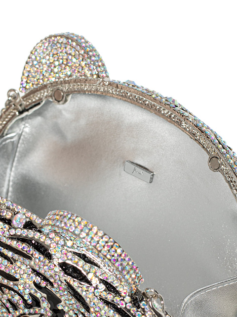 Клатч «Тигр» в разноцветных стразах, 4