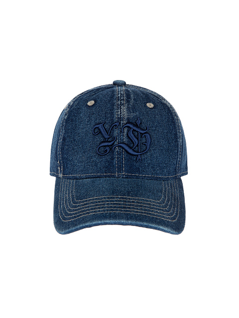 Синяя джинсовая кепка с вышивкой, 2