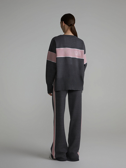 Серо-розовый свитер Bad Girls Club, 7