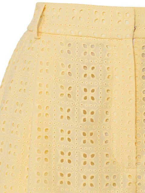 Желтые шорты из хлопка, 4