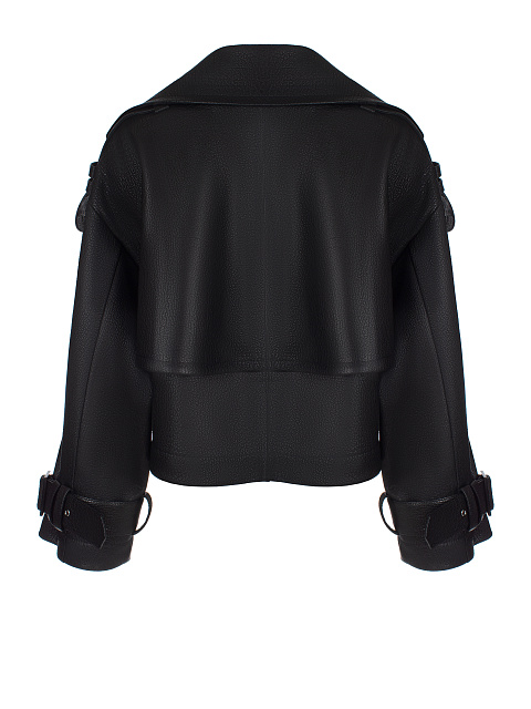 Укороченный кожаный тренч, 3