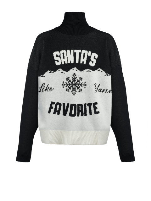 Черно-белый свитер Santa\\\'s Favorite, 1