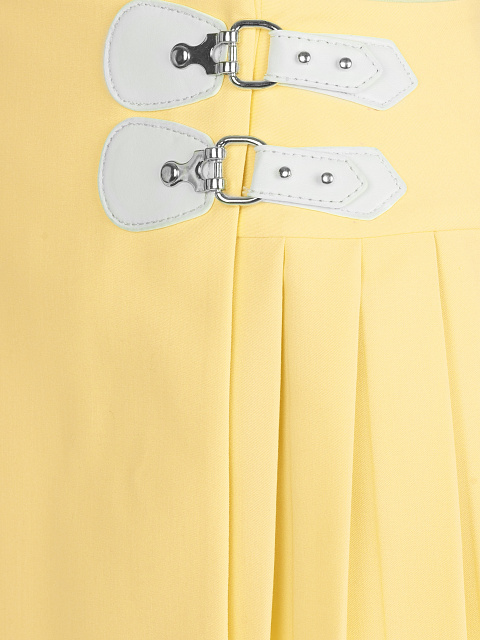 Желтая юбка-мини в складку, 3 Желтая юбка-мини в складку, 3