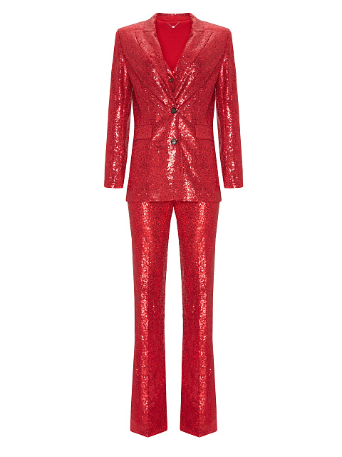 Костюм-тройка в красных пайетках, 2 Костюм-тройка в красных пайетках, 2