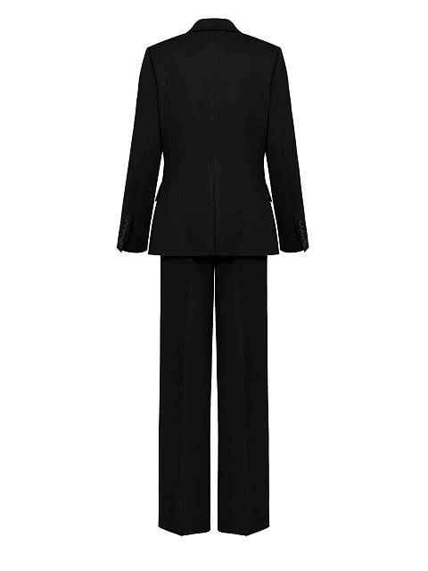 Черный костюм-тройка из шерсти, 2
