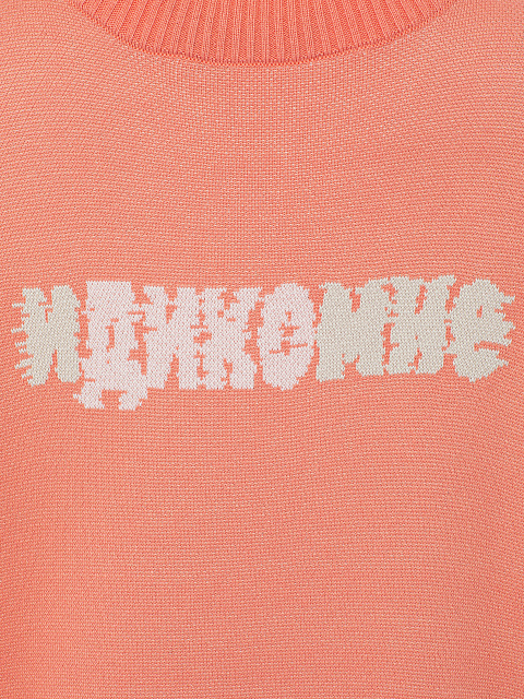 Оранжевый оверсайз свитер "ИДИКОМНЕ", 3