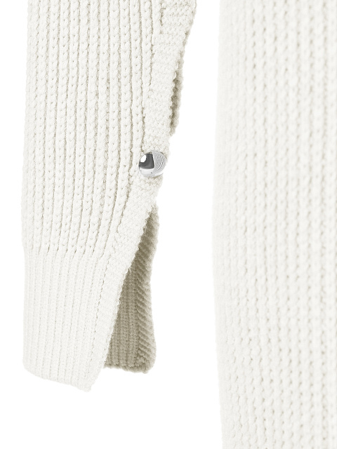 Белое платье-миди крупной вязки, 3