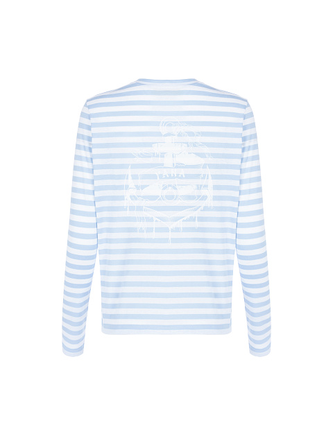 Голубая тельняшка с принтом на спине, 2 Голубая тельняшка с принтом на спине, 2