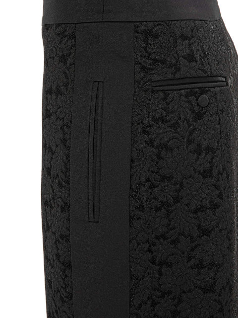 Черная юбка из жаккарда, 6