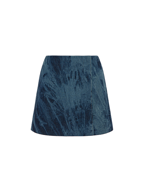 Костюм из денима с вышивкой, 3