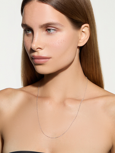 Колье из белого золота с бриллиантами, 2