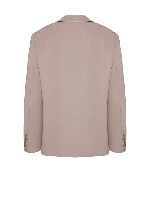 Розовый объемный жакет, 3