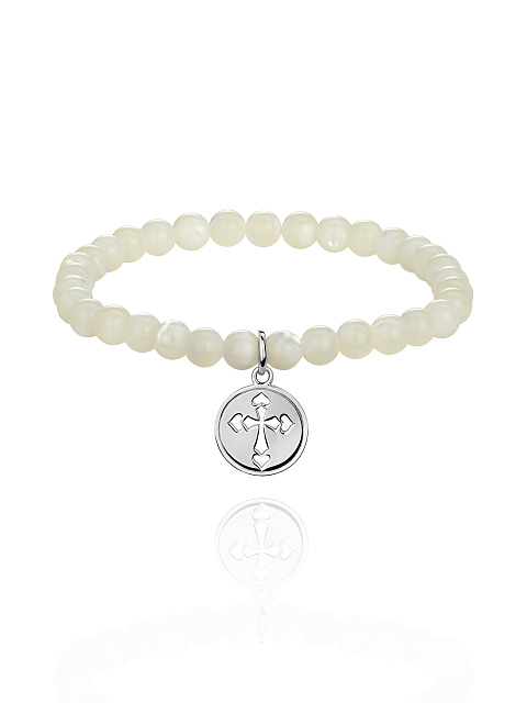 Браслет из серебра с перламутром, 1