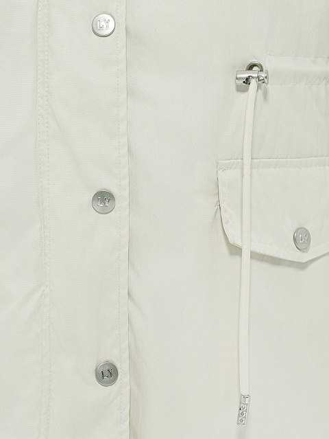 Детская молочная парка из плащевки с эко-мехом, 5