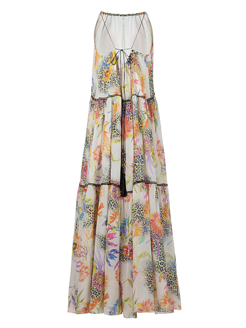 Белое шифоновое платье-макси, 2 Белое шифоновое платье-макси, 2