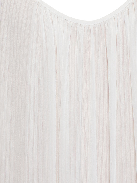 Белое платье-макси в полоску с открытой спиной, 3