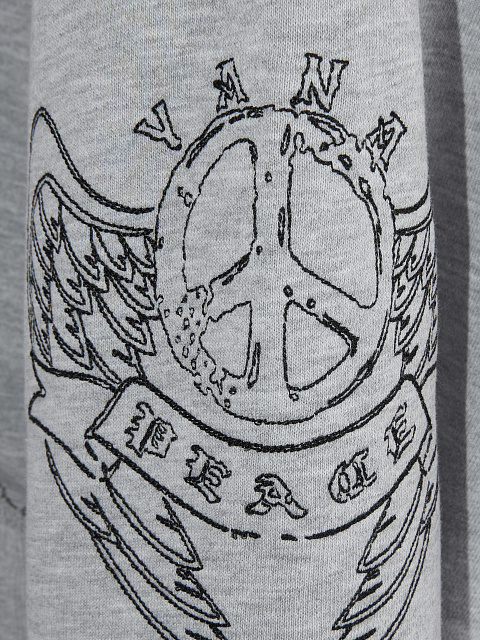 Серый трикотажный костюм с укороченной толстовкой, 5 Серый трикотажный костюм с укороченной толстовкой, 5