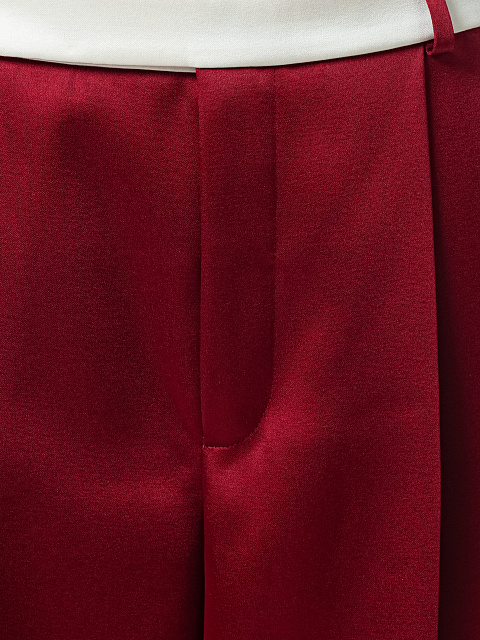 Бордовые брюки-палаццо, 3