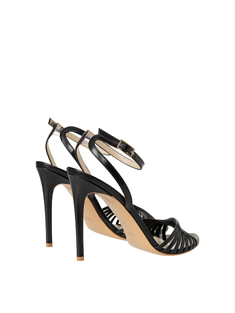 Черные босоножки из кожи, 3