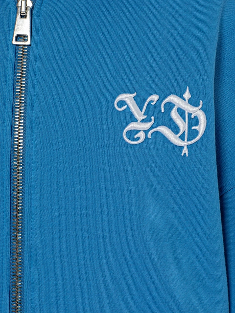 Голубой спортивный костюм с толстовкой на молнии, 4 Голубой спортивный костюм с толстовкой на молнии, 4